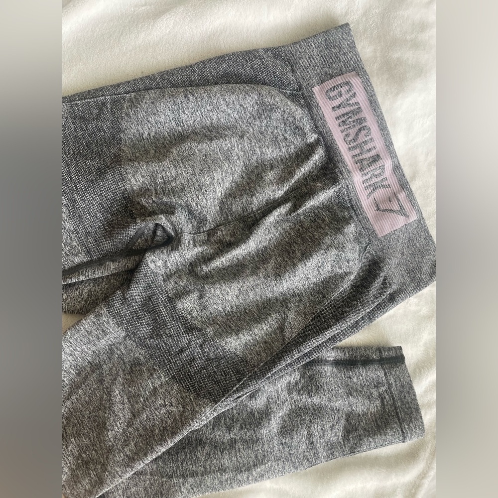 Gymshark grey high waisted flex leggings - L